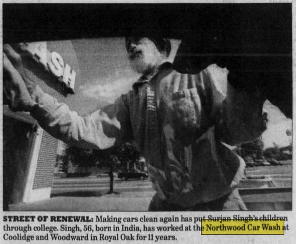 Northwood Car Wash - Jul 2001 Article (newer photo)